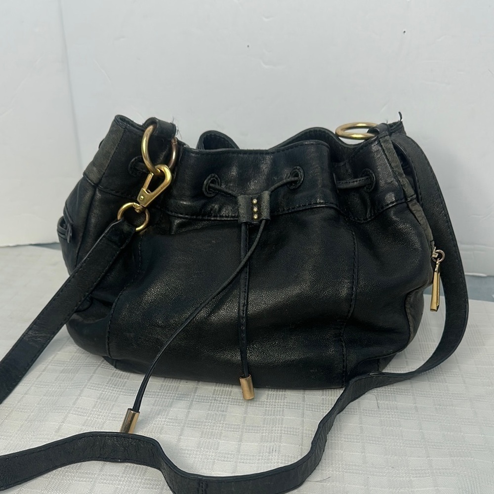 Vintage Juicy Couture, black, soft, leather bag